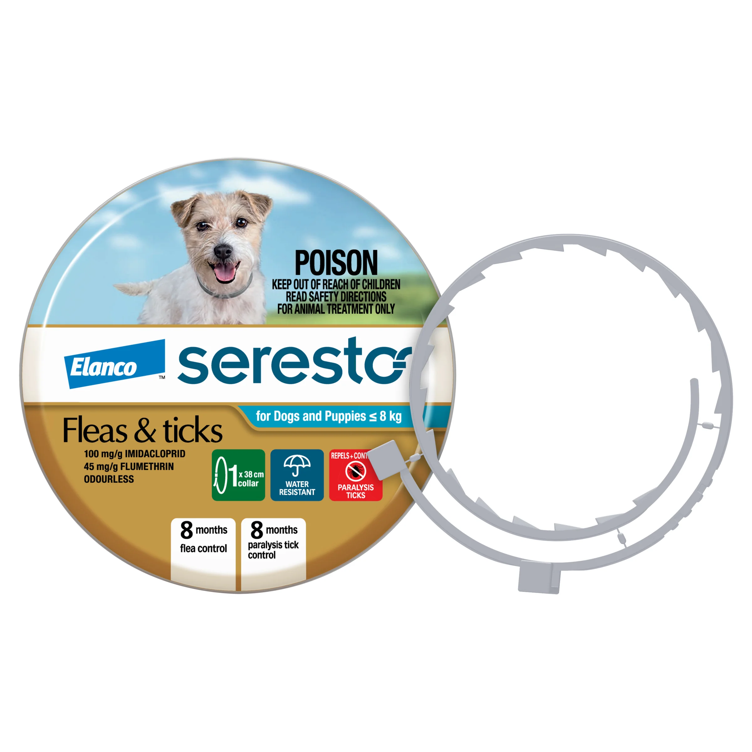 Seresto Collar for Dogs & Puppies Under 18lbs (Blue) - Image 3