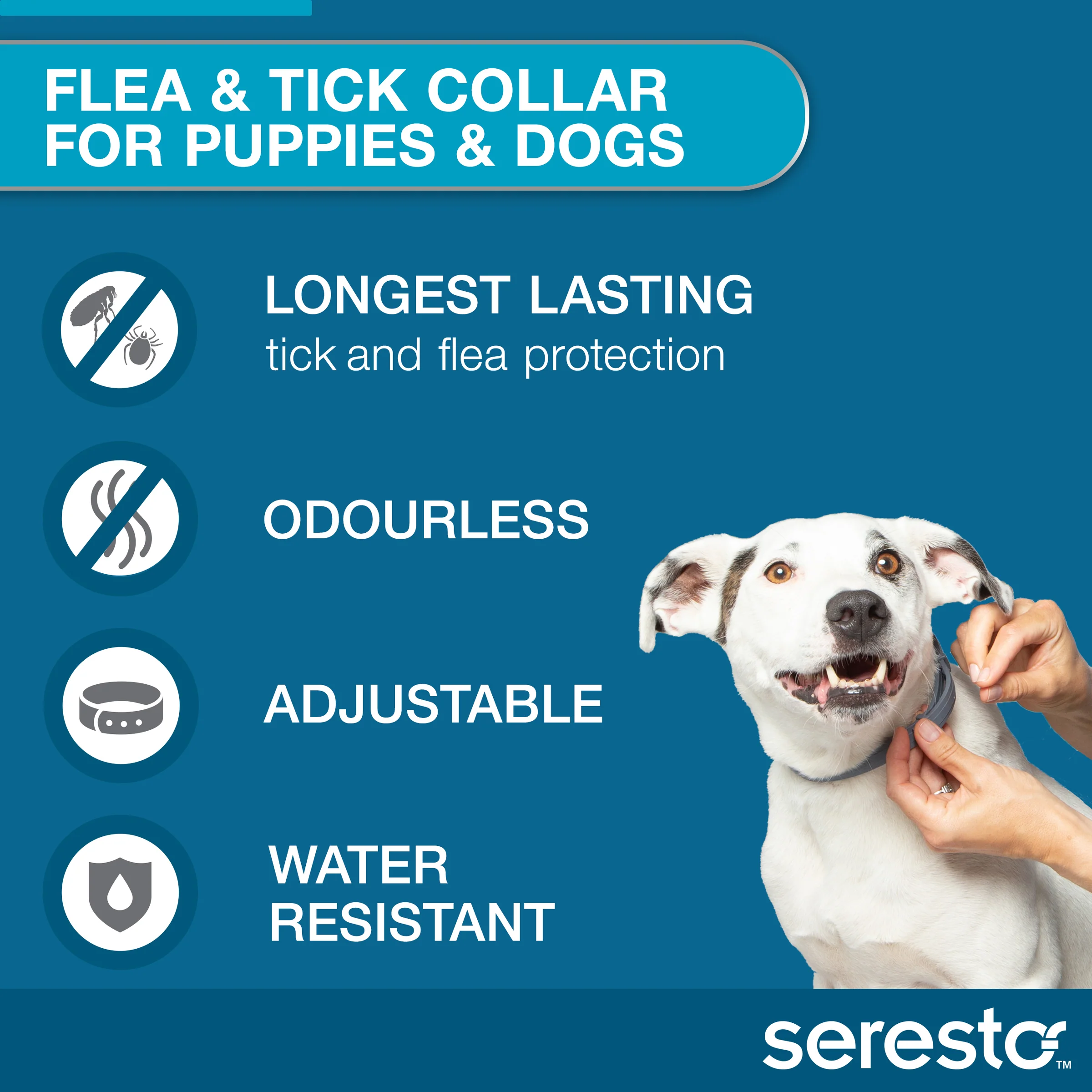Seresto Collar for Dogs & Puppies Under 18lbs (Blue) - Image 4