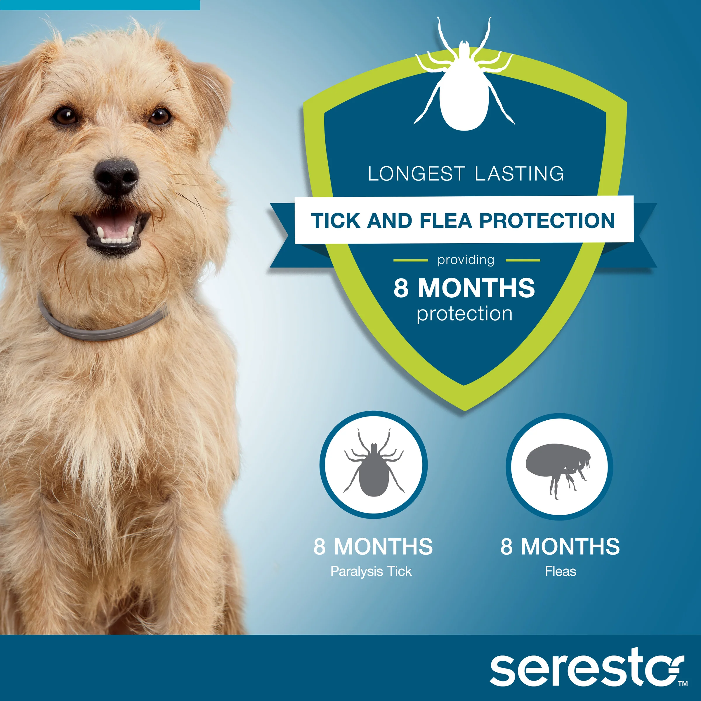 Seresto Collar for Dogs & Puppies Under 18lbs (Blue) - Image 5