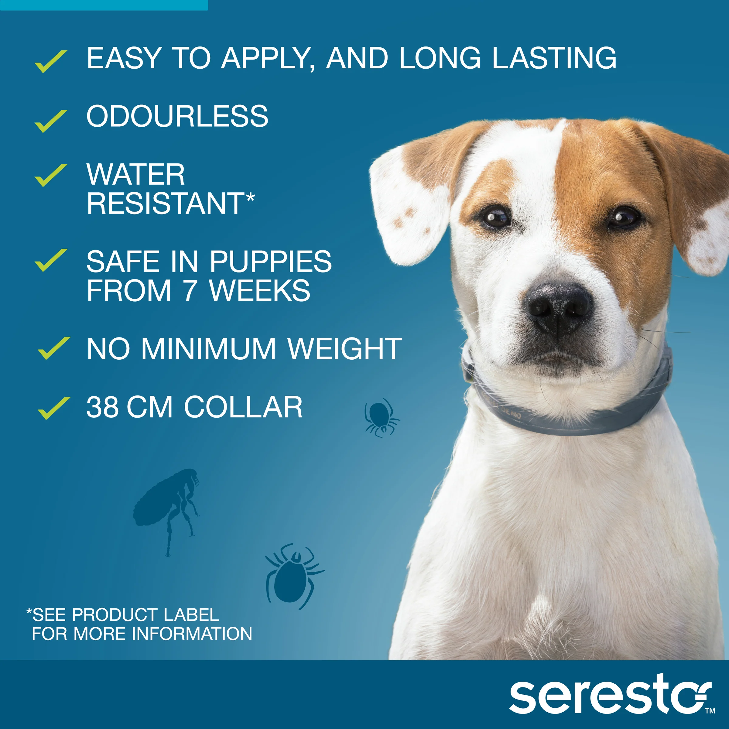 Seresto Collar for Dogs & Puppies Under 18lbs (Blue) - Image 6