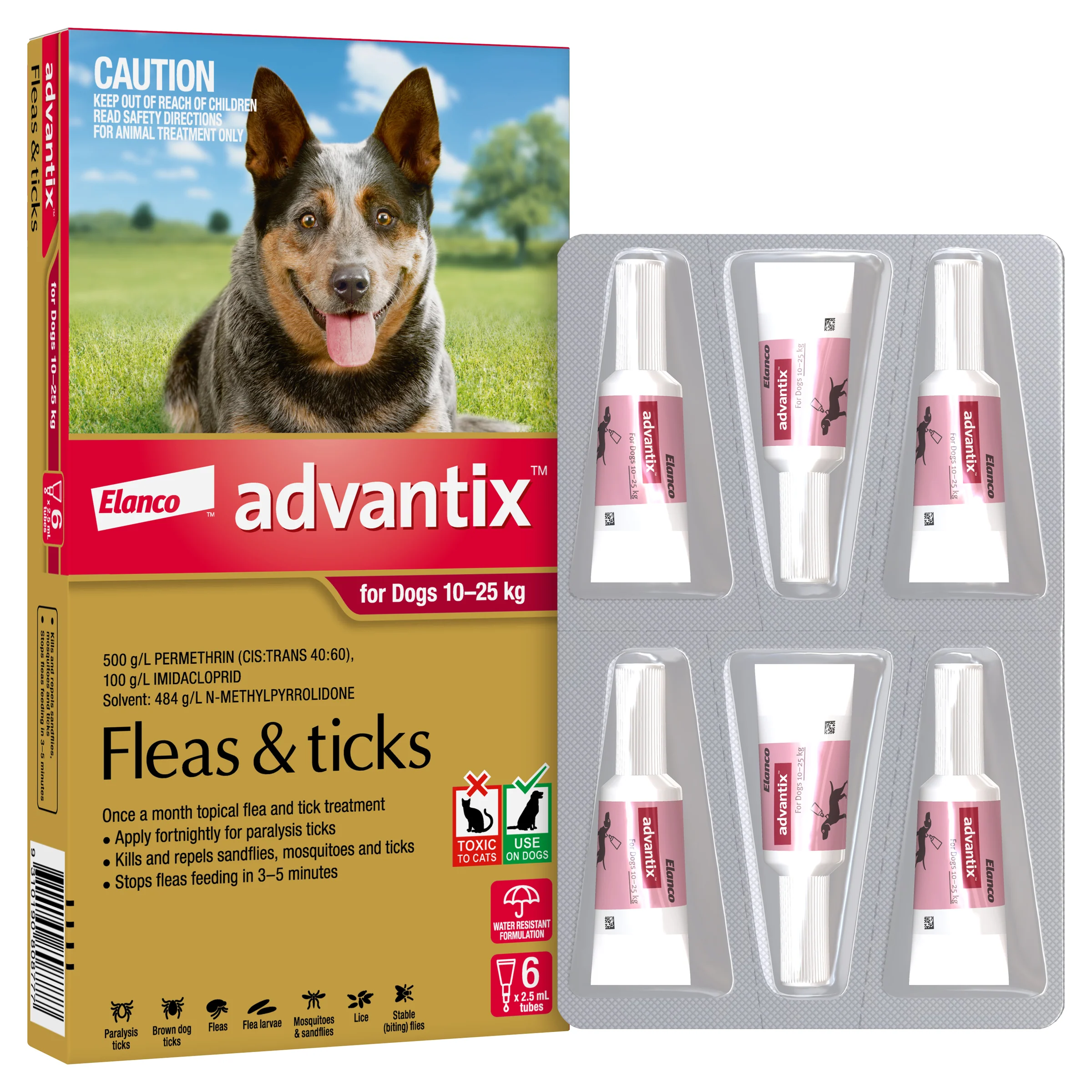 K9 Advantix For Dogs 21-55lbs (10-25kg) - Image 5