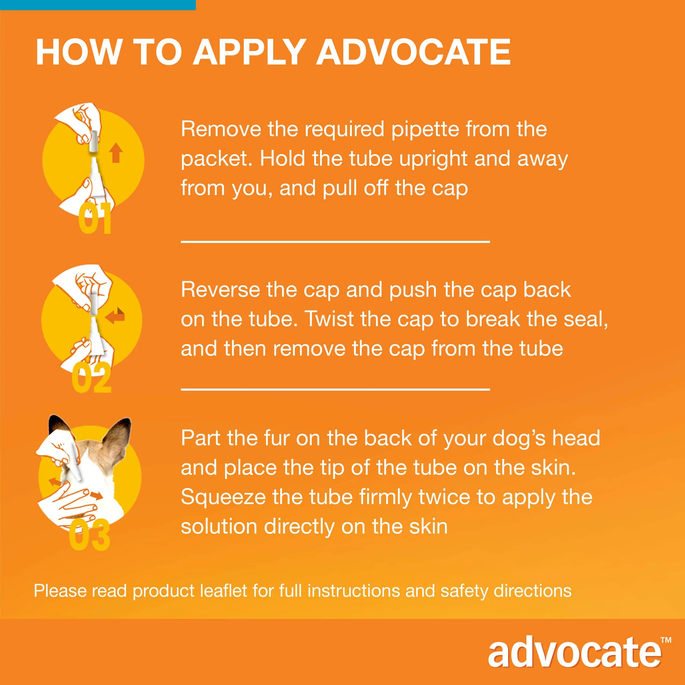 Advocate Spot-On For Dogs 9.1-20 lbs (4-10kg) - Image 8