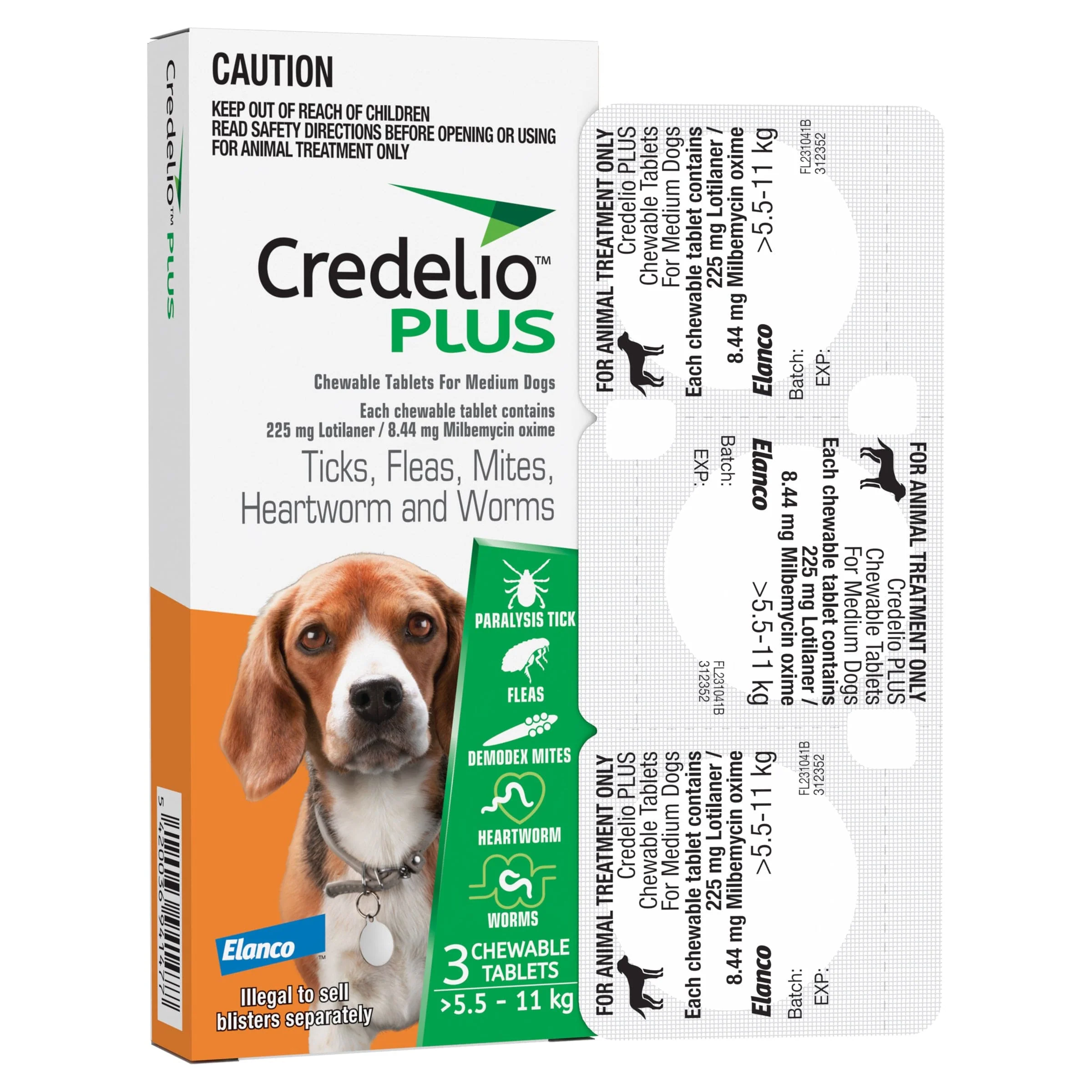 Credelio Plus Chews For Dogs 12.1-24lbs (Orange) - Image 4
