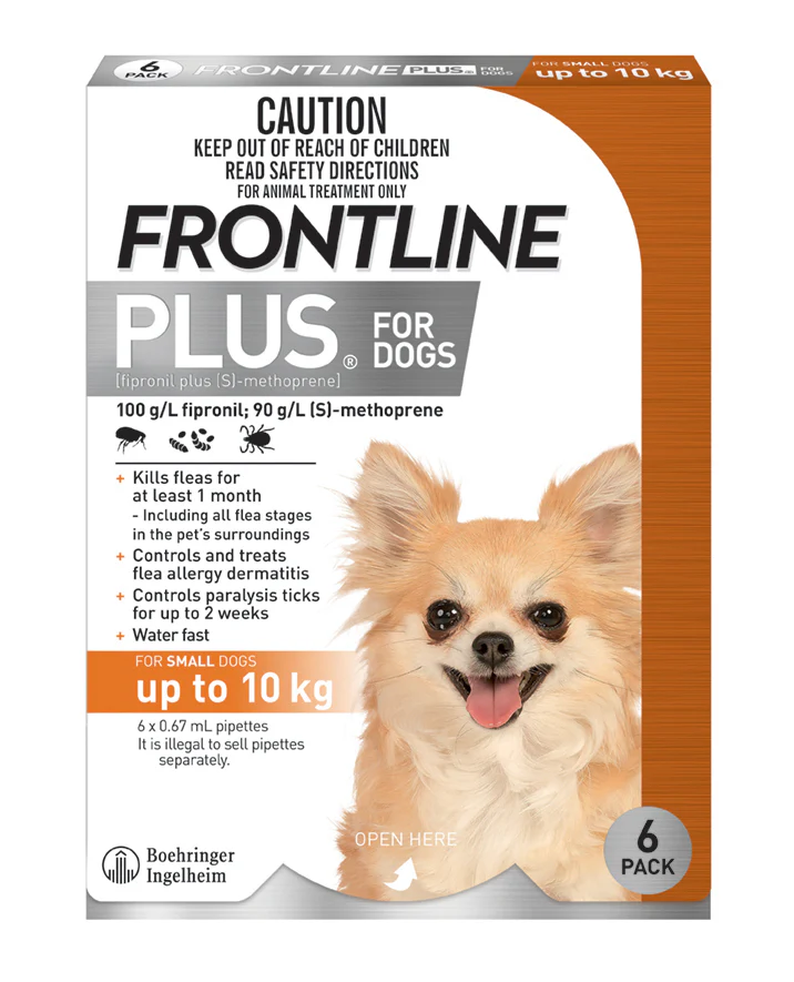 Frontline Plus for Small Dogs (5–22 lbs) – Orange Pack - Image 3
