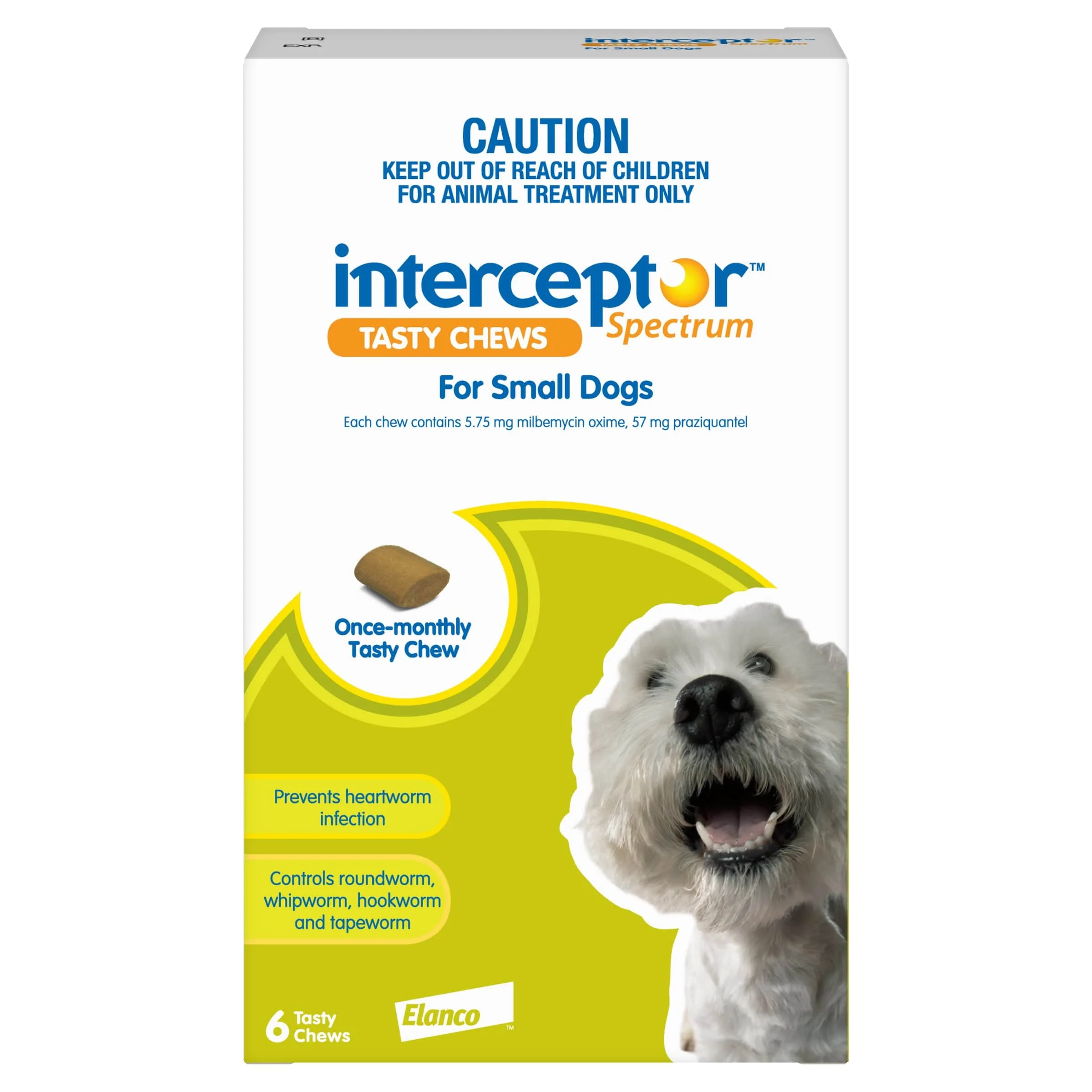 Interceptor Spectrum Chewables for Small Dogs 8.8โ22 lbs (4โ10 kg) (Green) - Image 4