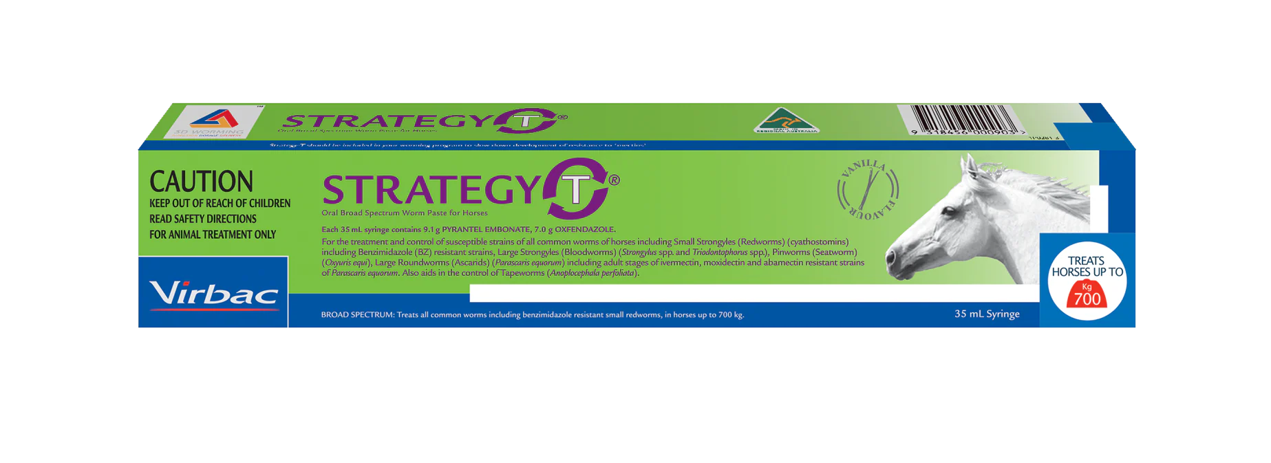 Strategy-T Broad Spectrum Horse Wormer Paste by Virbac - Image 3